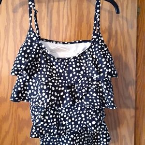 Miraclesuit tankini top, size 14